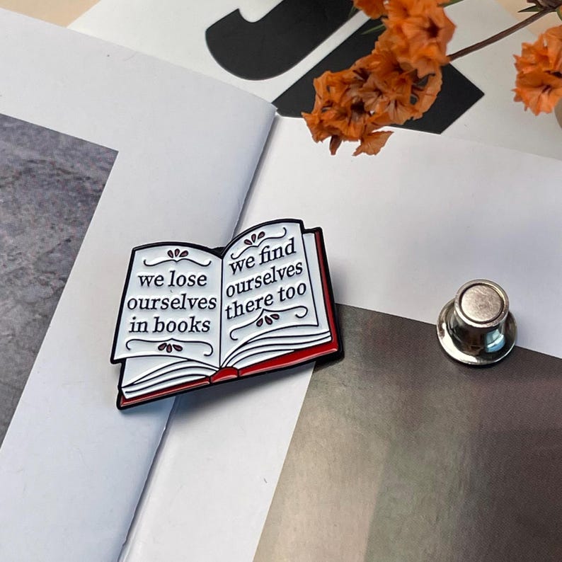 Bookish Enamel Pin