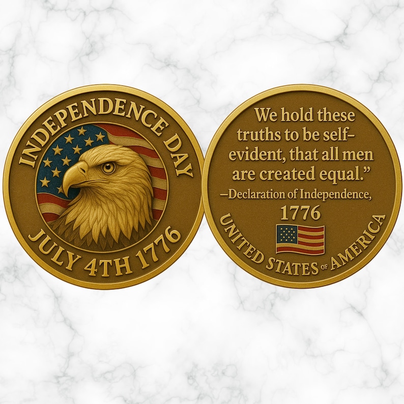 Independence Day Anniversary Coin