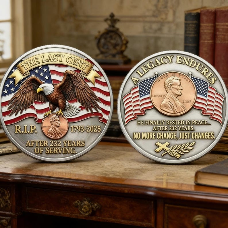 The Last Cent – 232 Years of Service” Commemorative Coin 