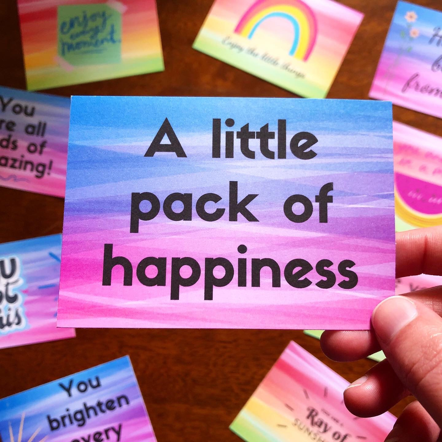 Pack of happiness cards