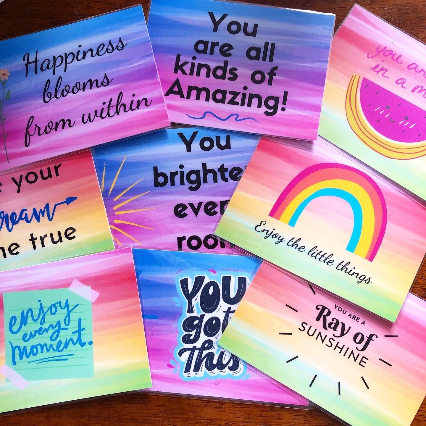Pack of happiness cards