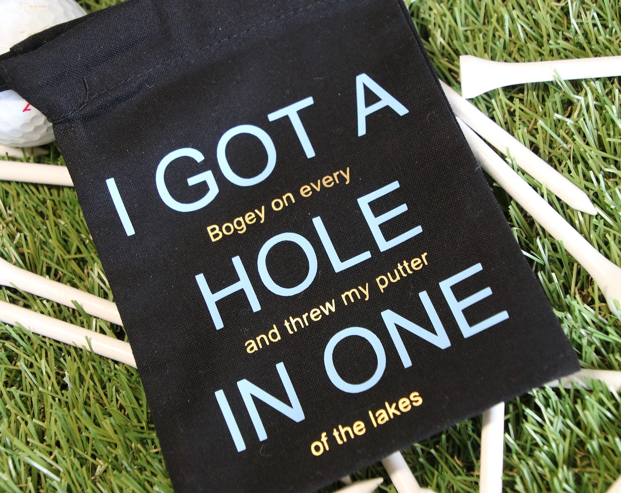 Fun Golf Tee Bag