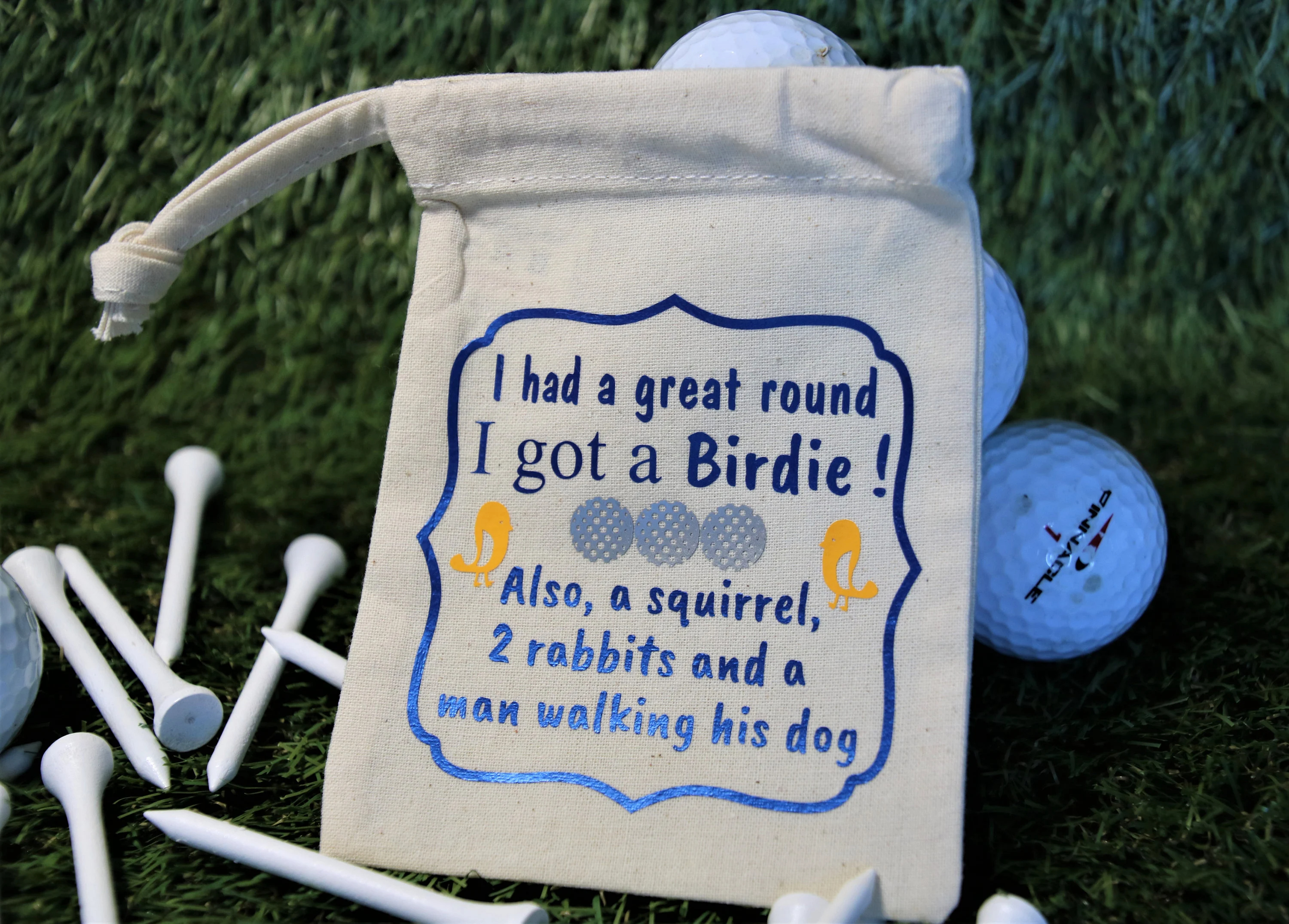 Fun Golf Tee Bag