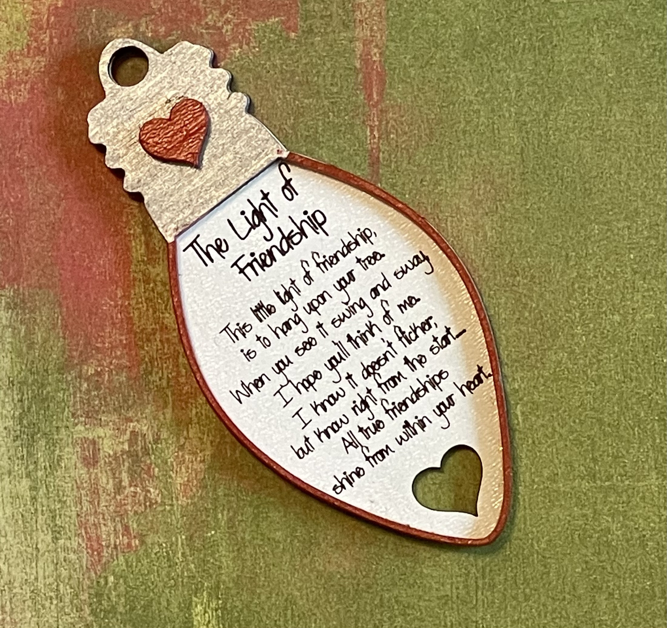 Friend Christmas Ornament