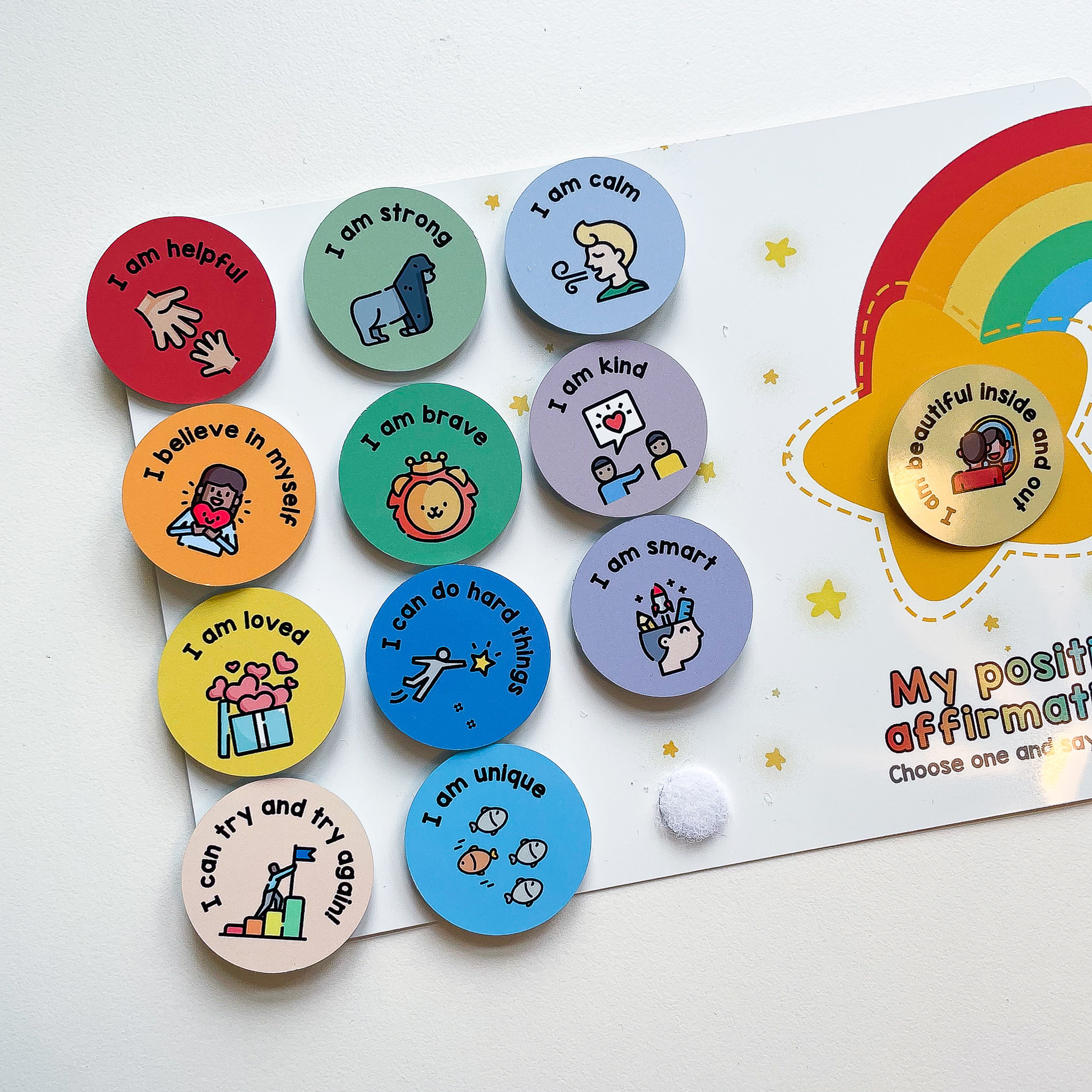 Positive Affirmations Flashcards for Children