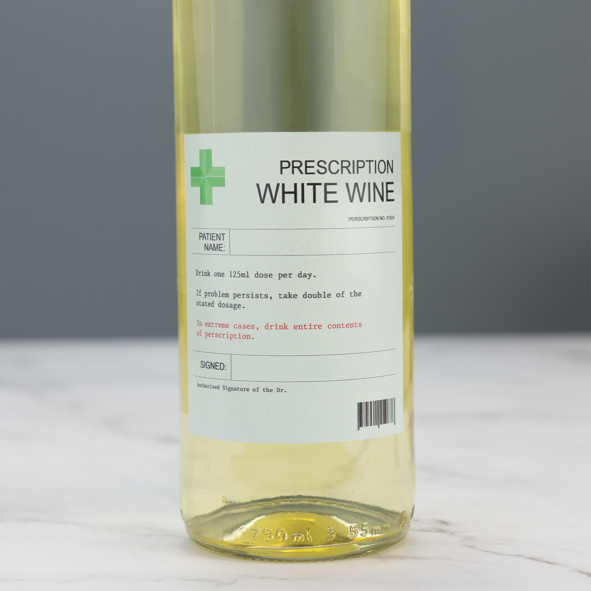 Funny Prescription Wine Label（Set of 3）