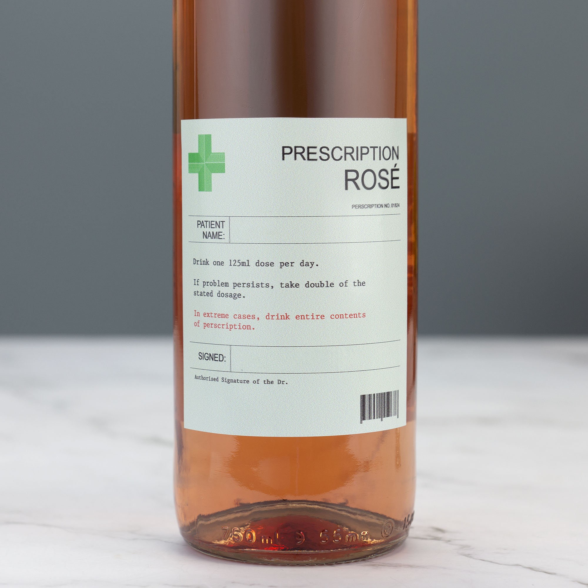Funny Prescription Wine Label（Set of 3）