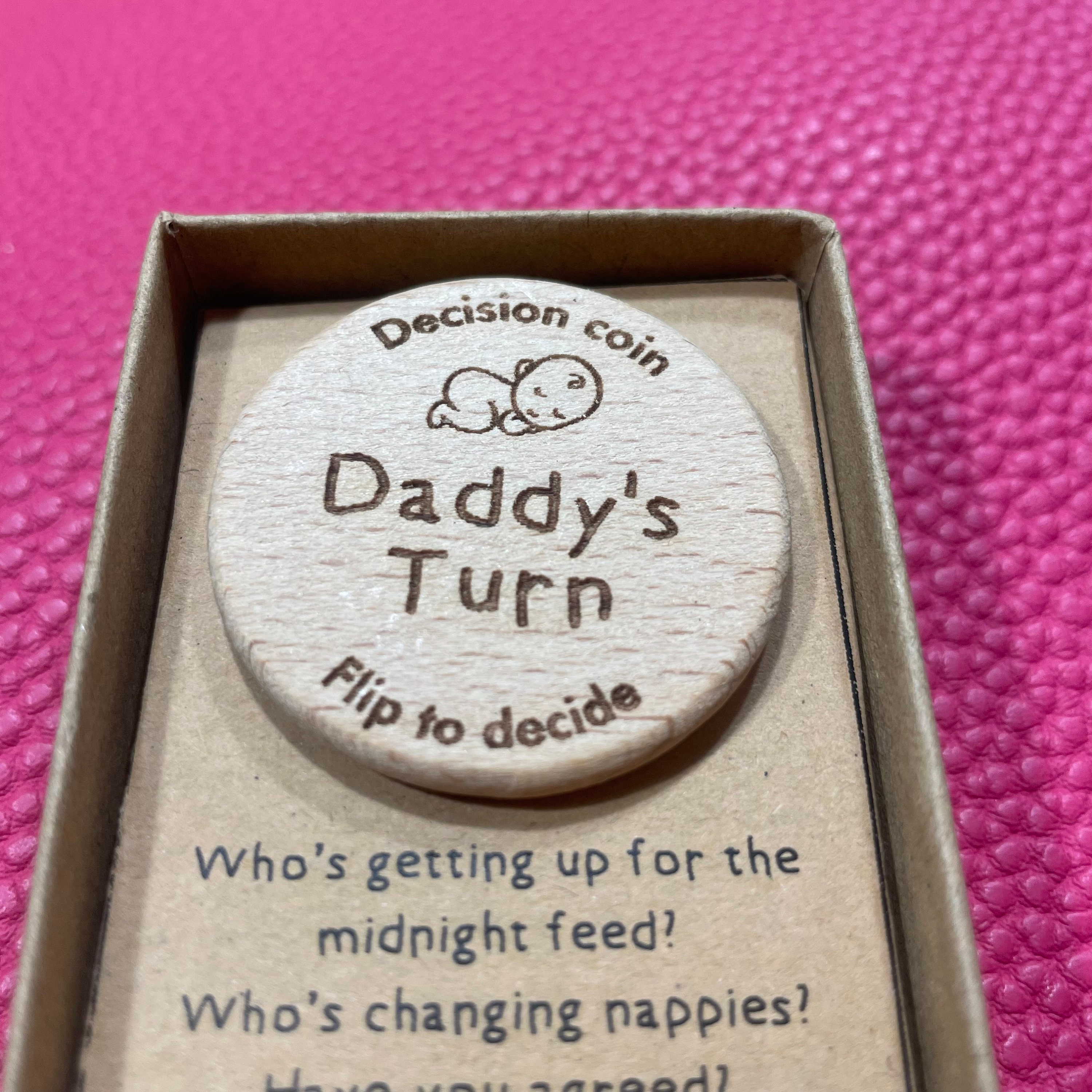 New Parent Decision Coin