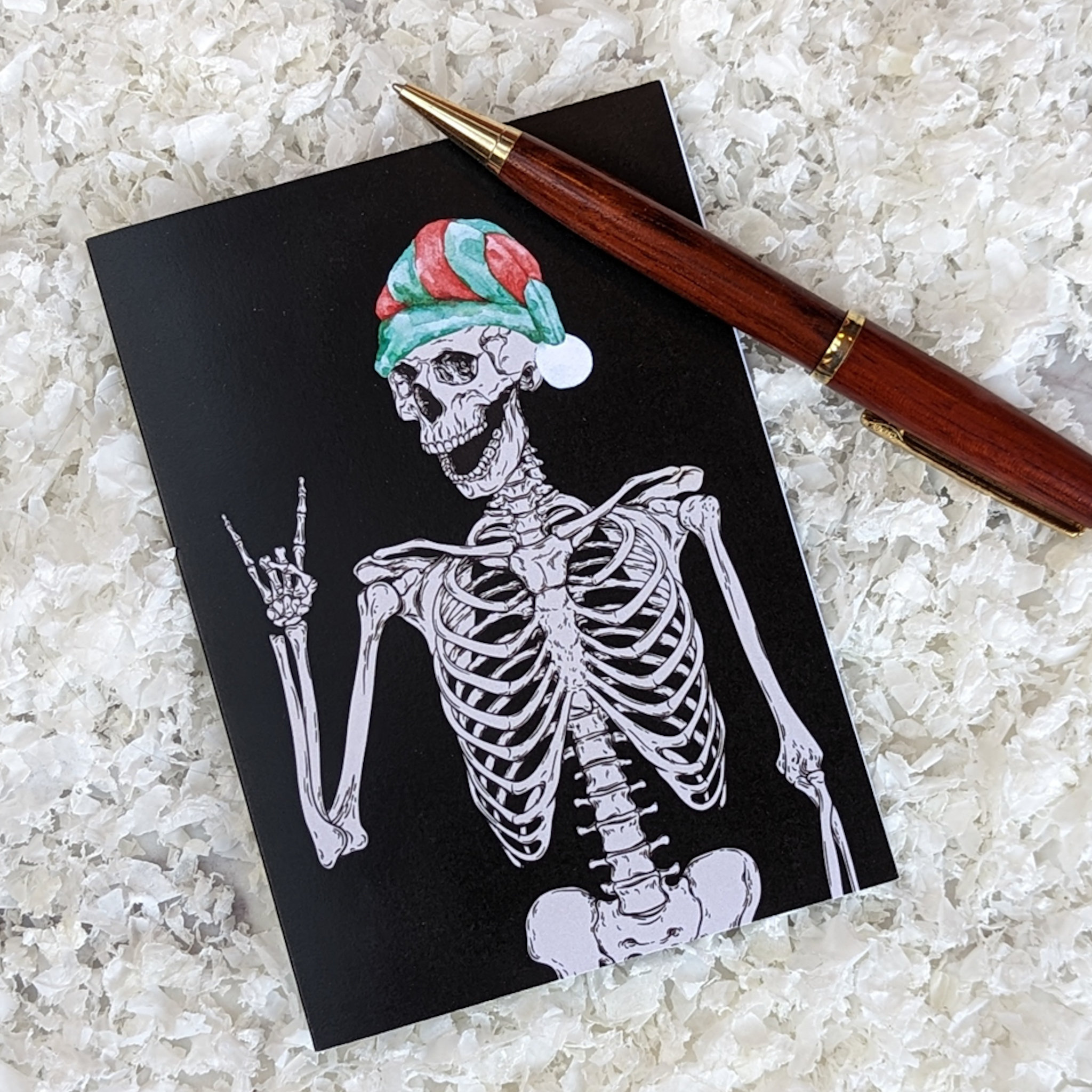 Skeleton Merry Christmas Cards