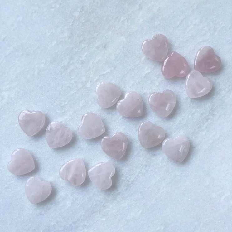 Rose Quartz Crystal Heart Gift
