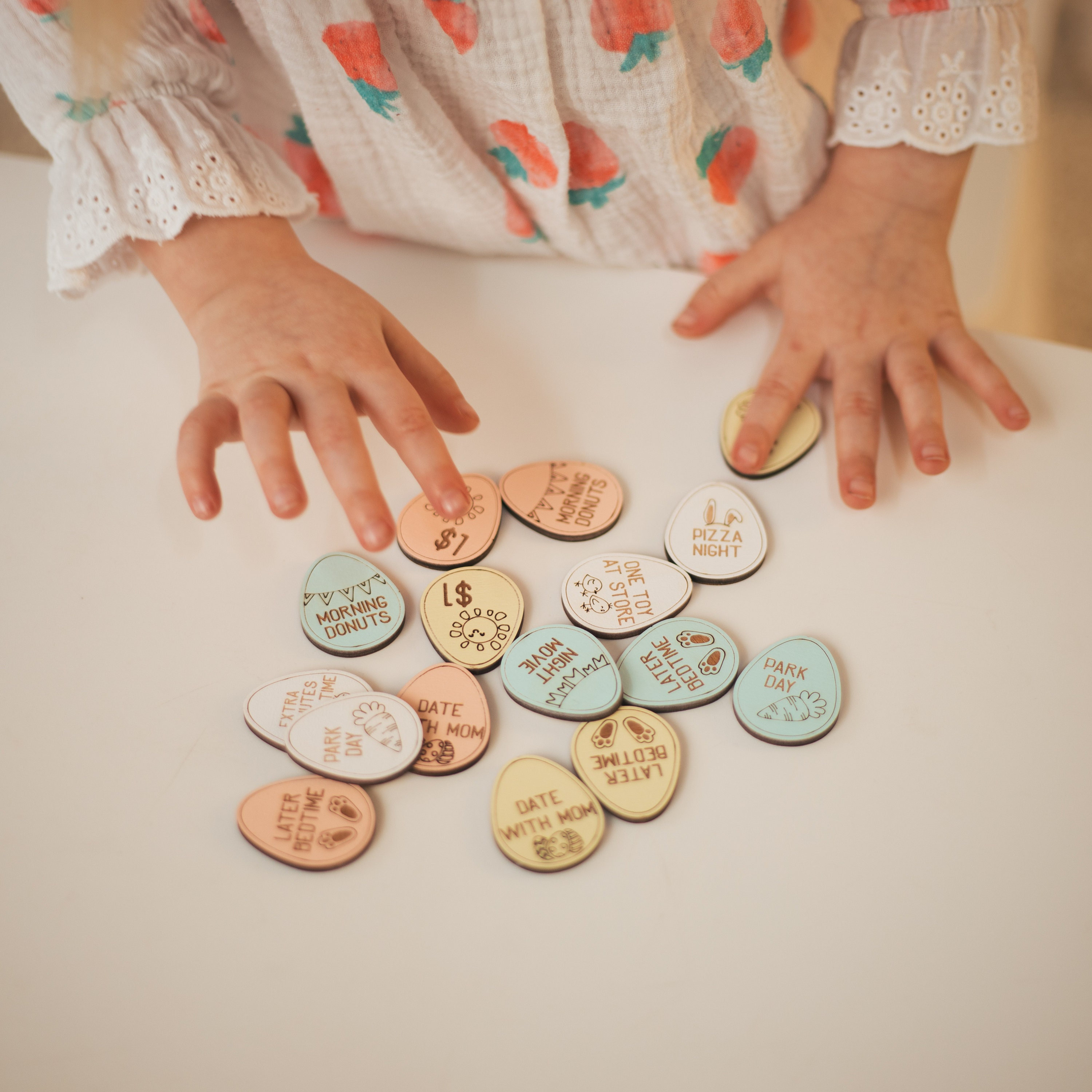 Easter Egg Tokens-Easter Hunt Game For Kids