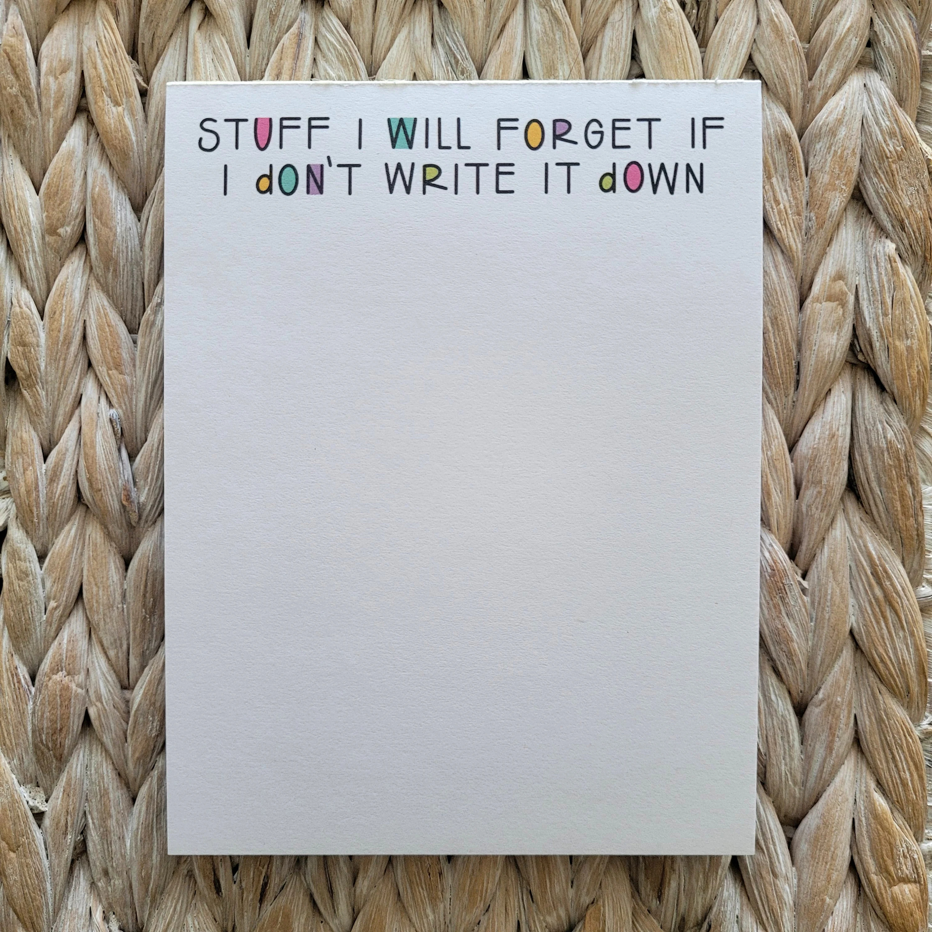 Quirky To-Do List Notepad Set 