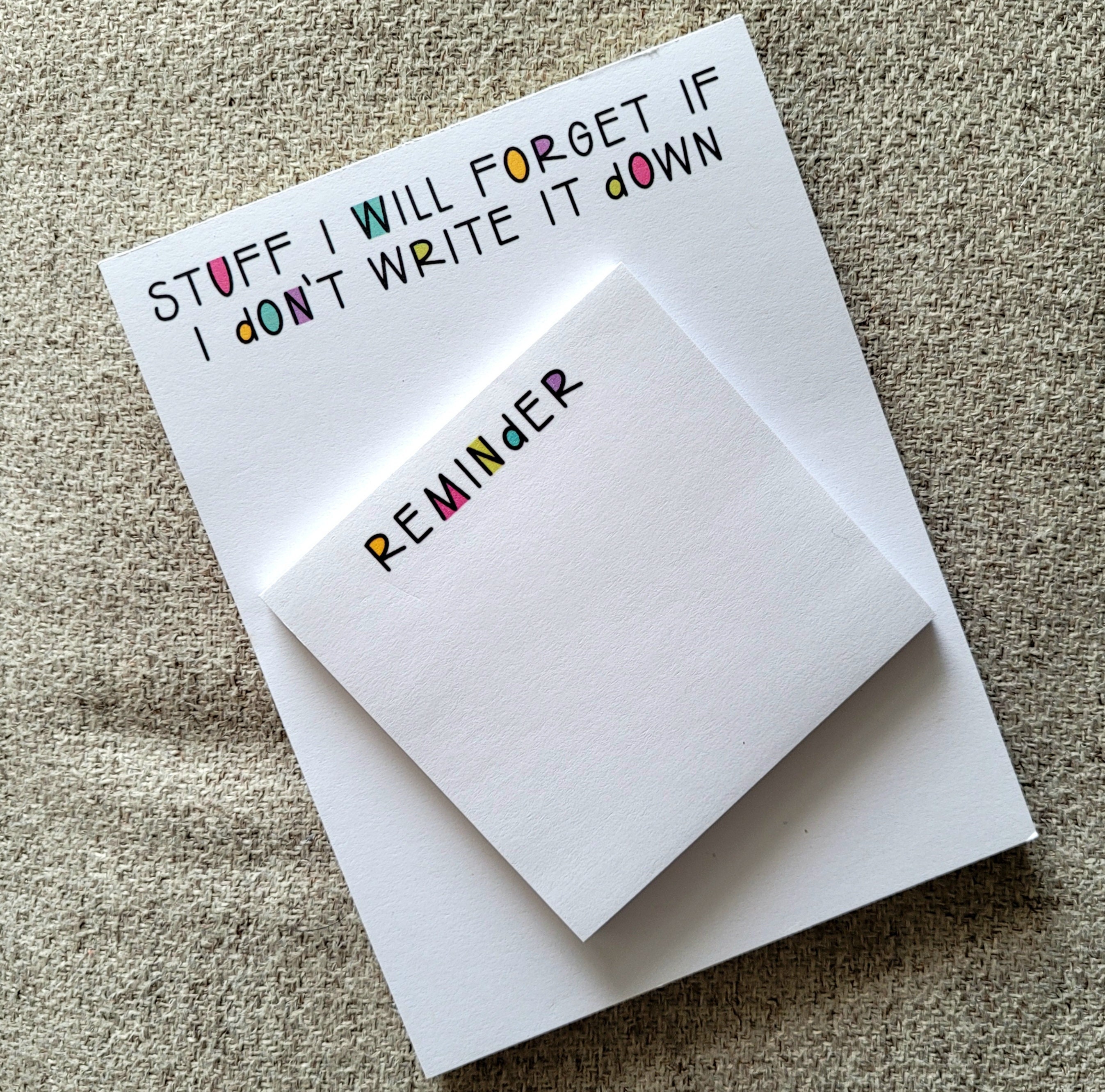 Quirky To-Do List Notepad Set 