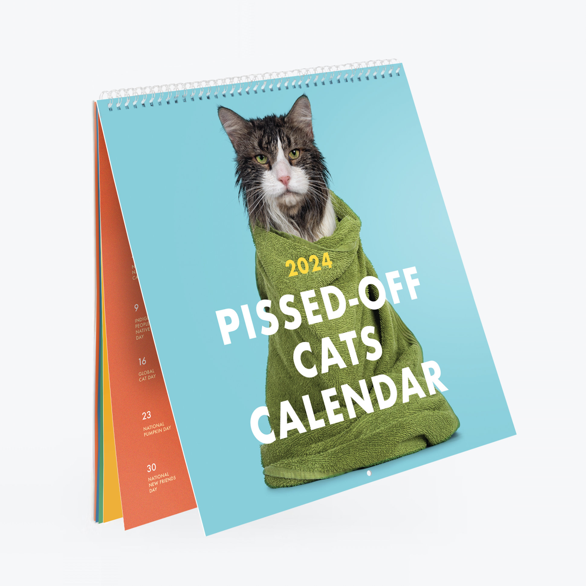 2024 Pissed-Off Cats Calendar - Ferociously Funny