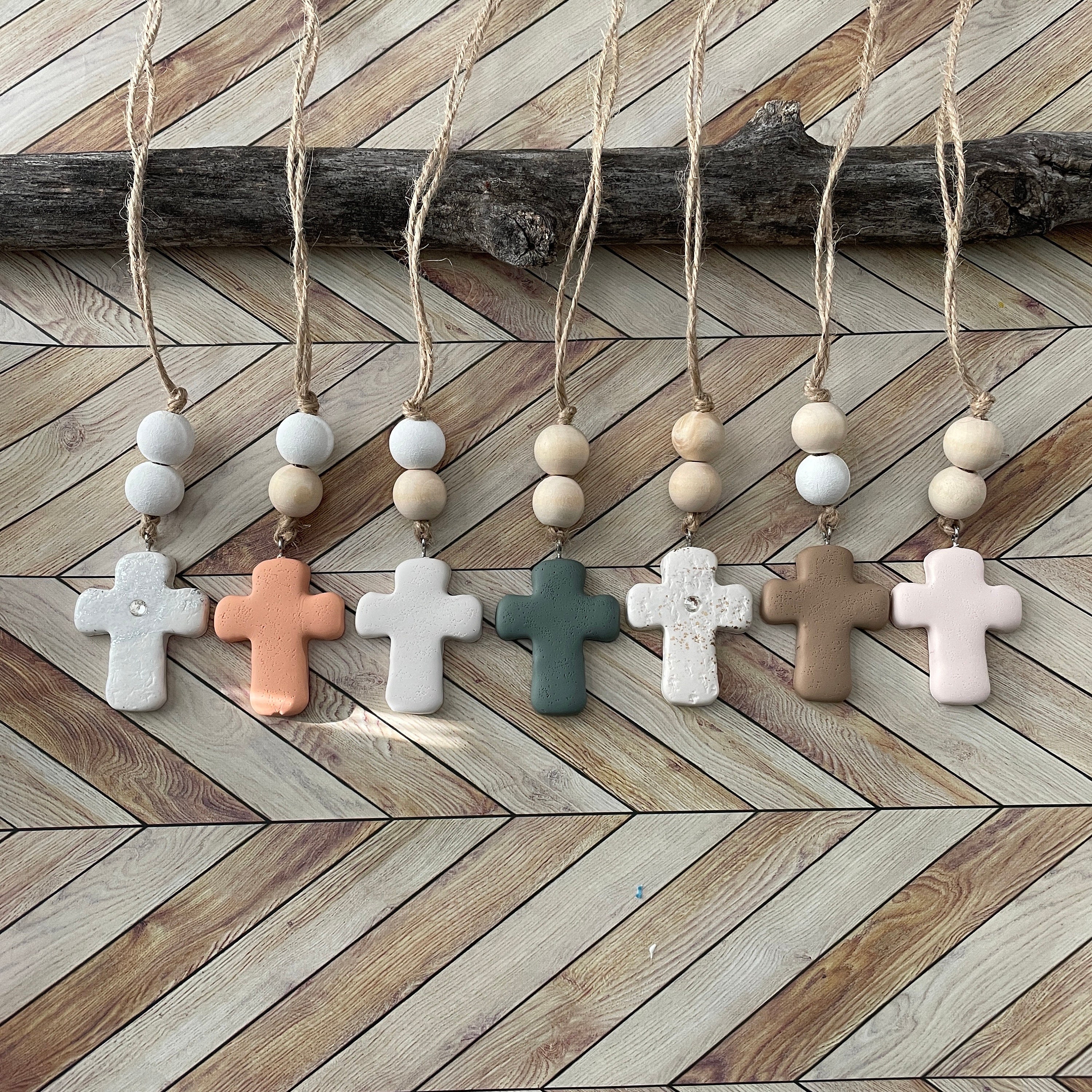 Cross Car Mirror Hangers