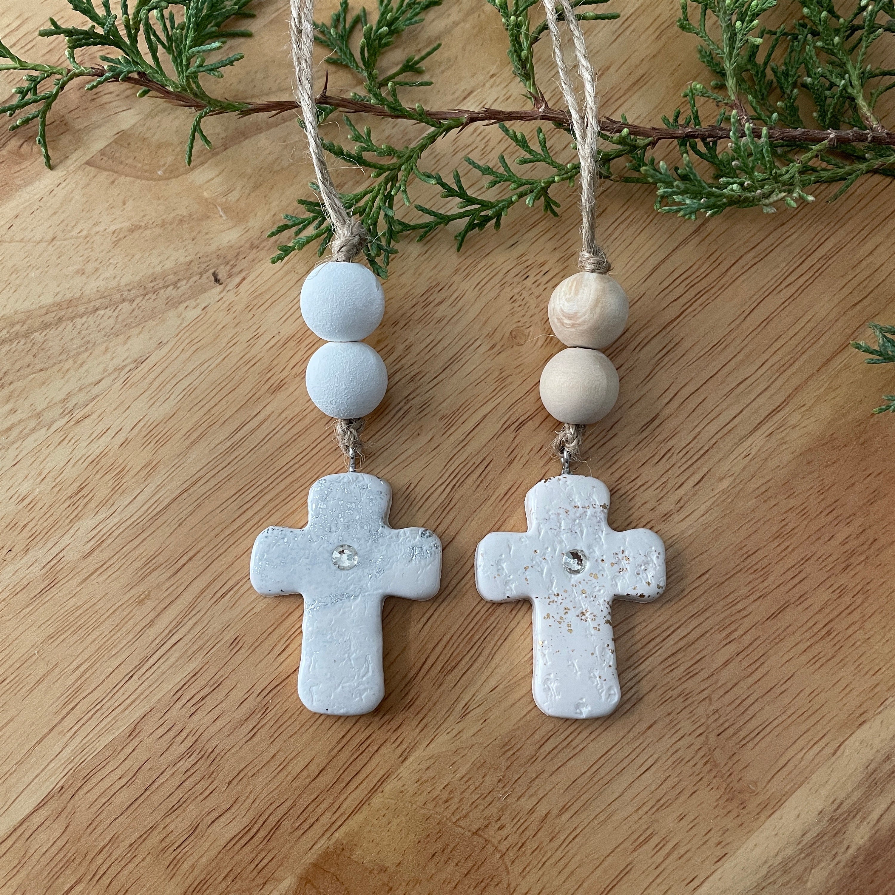Cross Car Mirror Hangers
