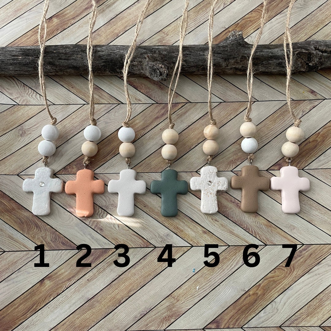 Cross Car Mirror Hangers