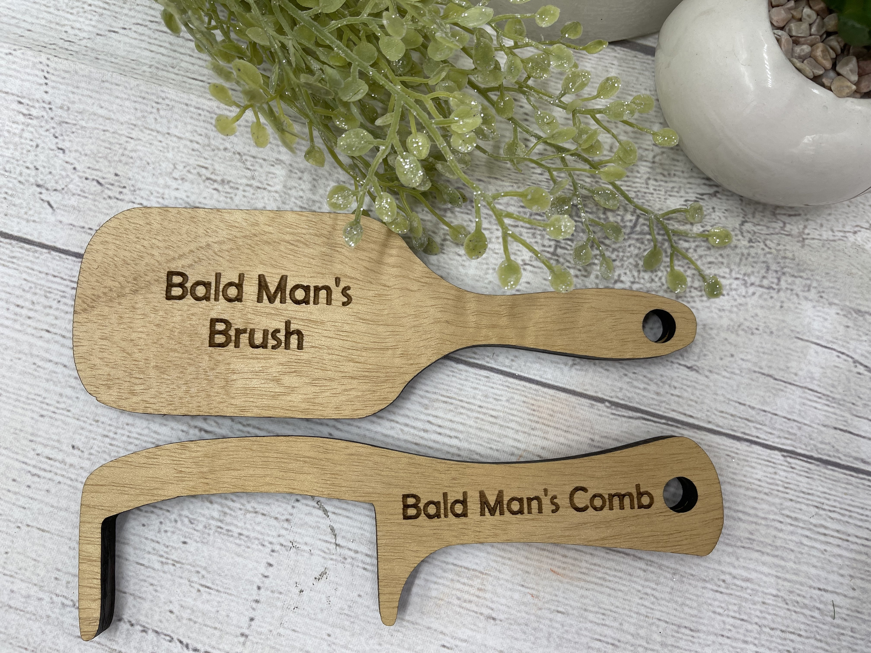 Gag Gift Comb for Bald Man