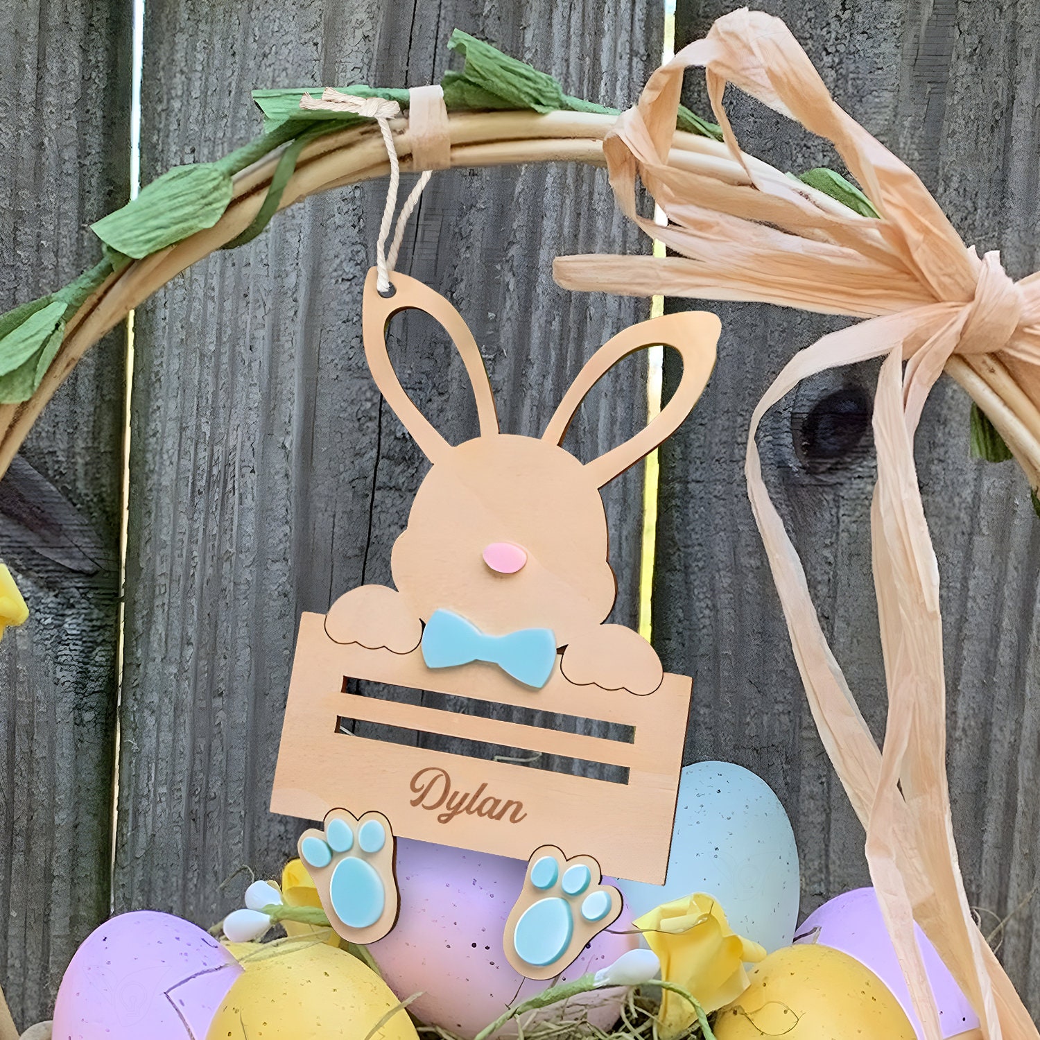 Personalized Easter Bunny Money Holder