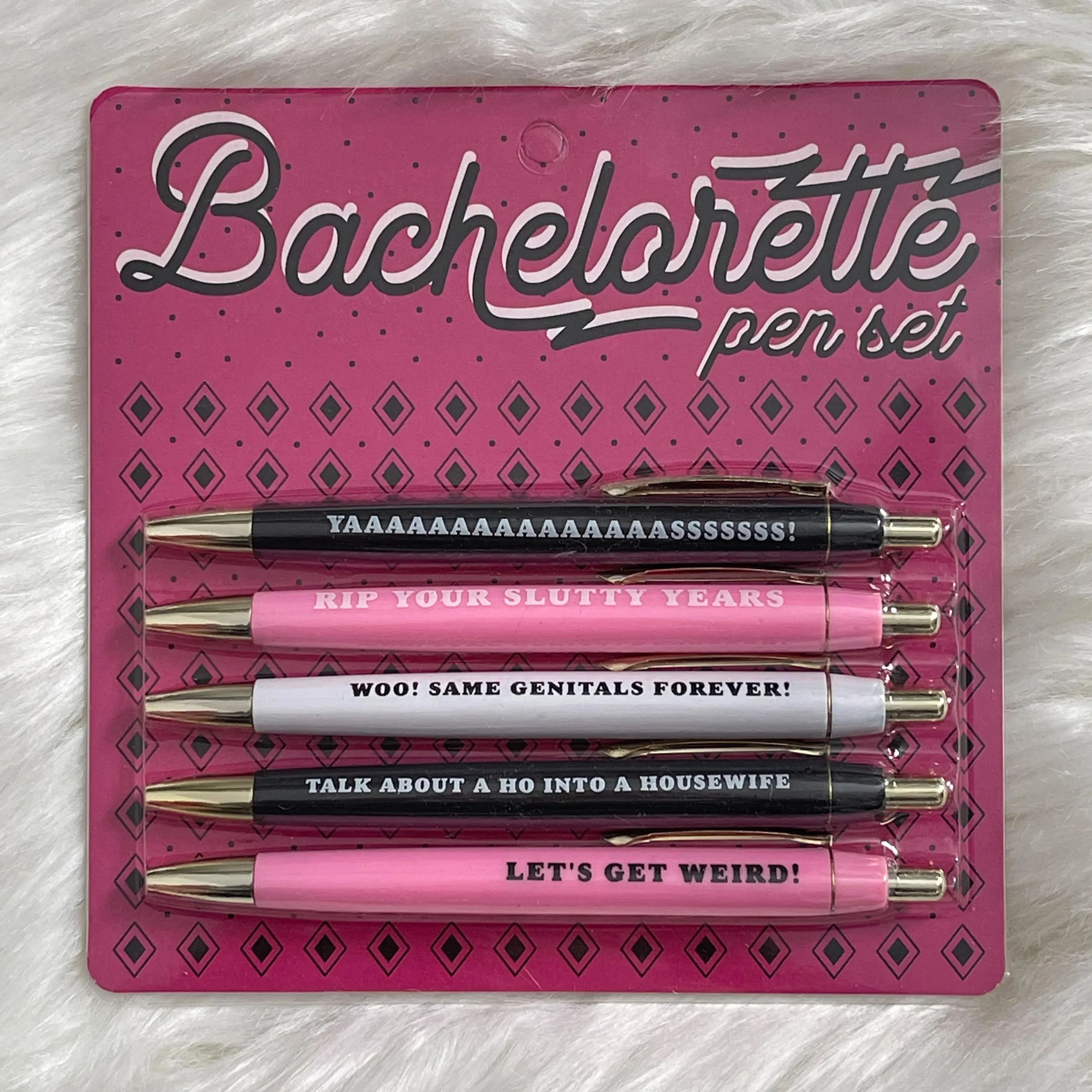 Bachelorette Pen Set