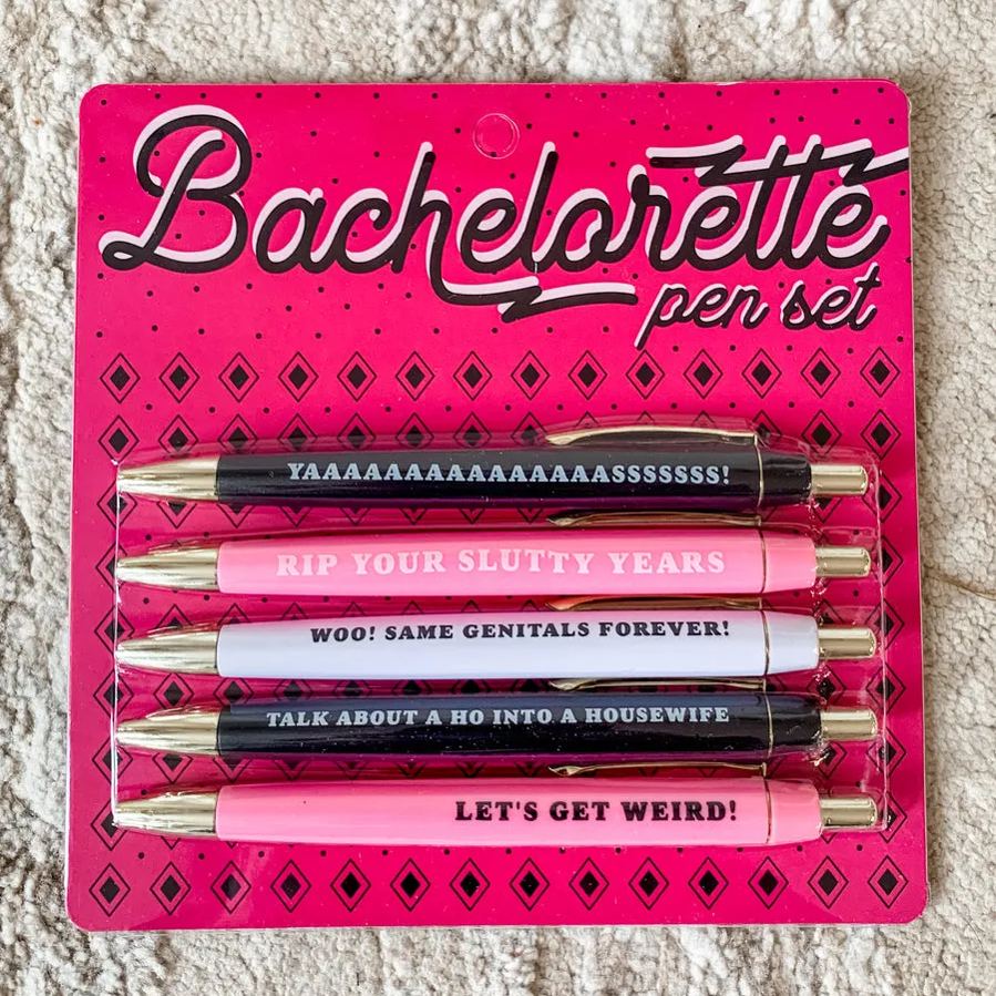 Bachelorette Pen Set