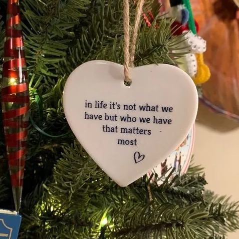 💕Who We Have Friendship Ornament