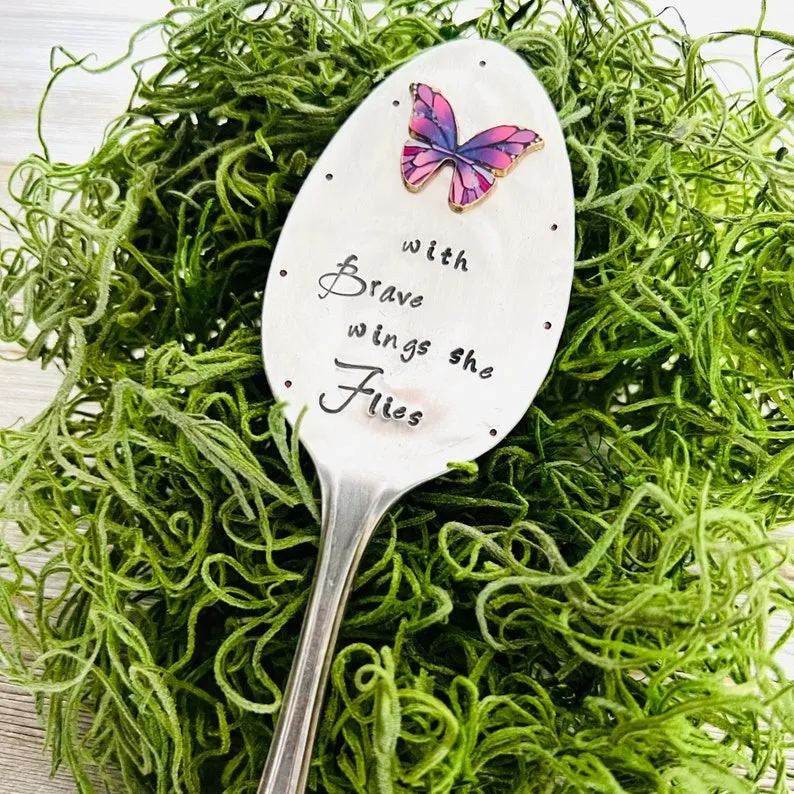 Spoon Shaped Plant Marker Gift