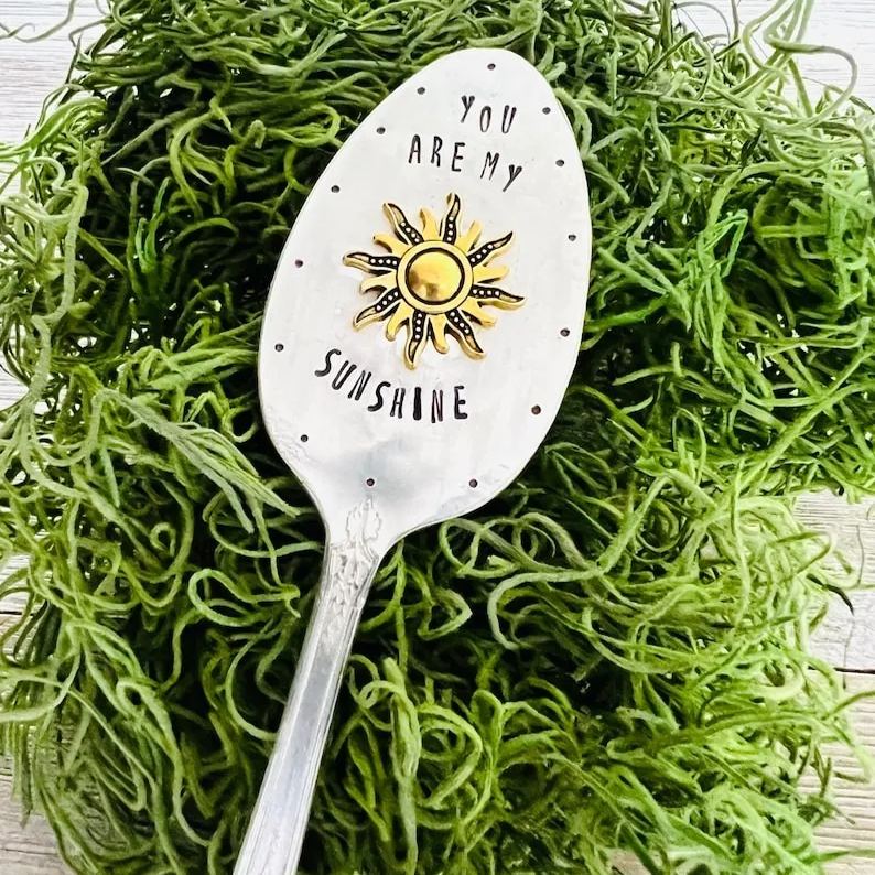 Spoon Shaped Plant Marker Gift