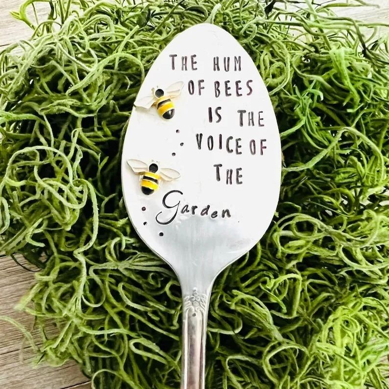 Spoon Shaped Plant Marker Gift