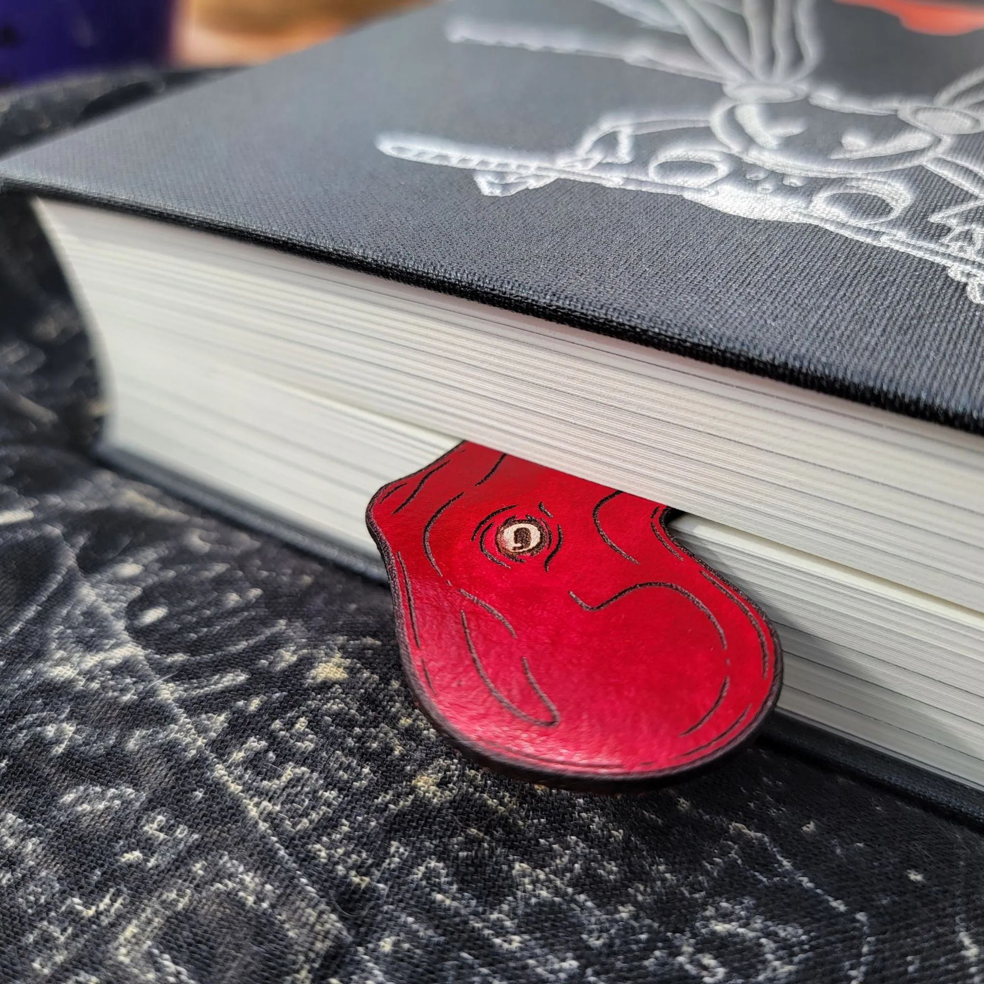 Leather Octopus Bookmark