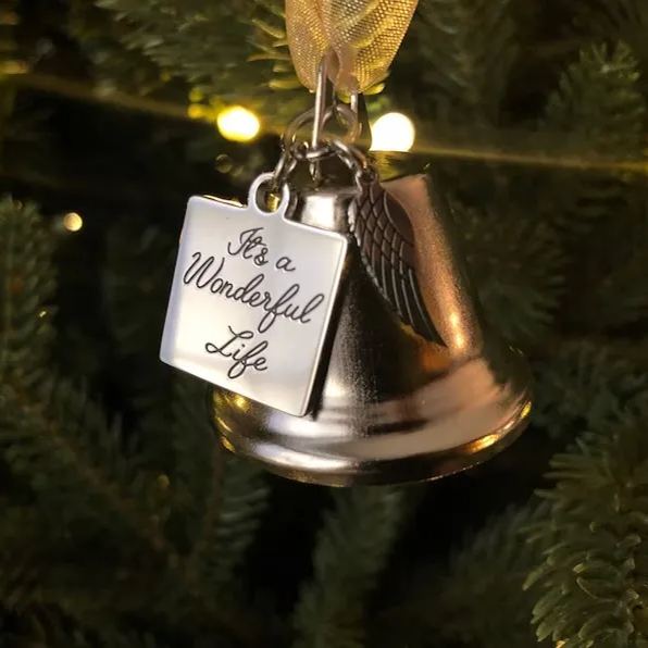 It's a Wonderful Life Inspired Christmas Ornaments Bell