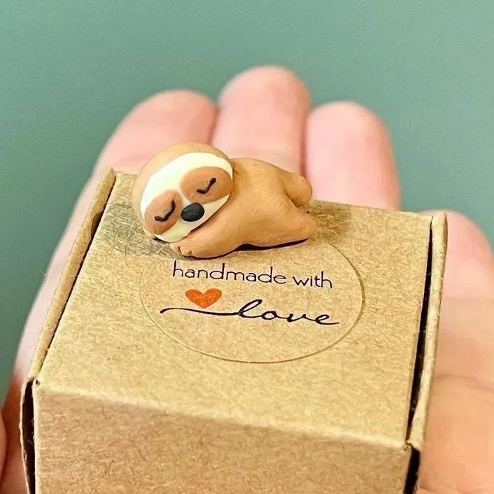 Lucky Black Cat Miniature Boxed Gift 