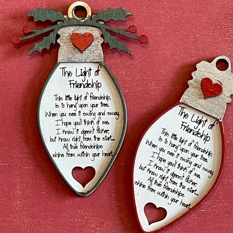 Friend Christmas Ornament