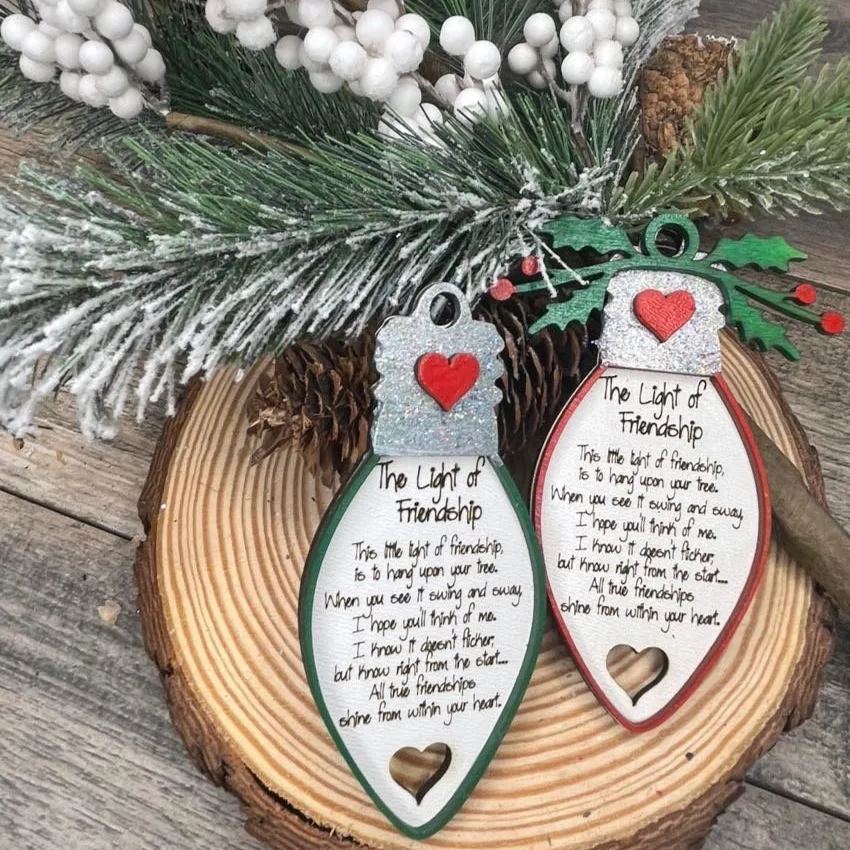 Friend Christmas Ornament