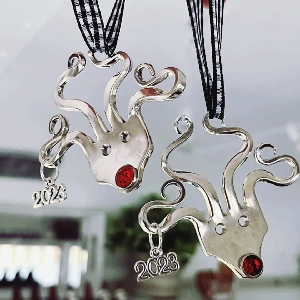 🦌Funny Fork Reindeer Ornament ✨