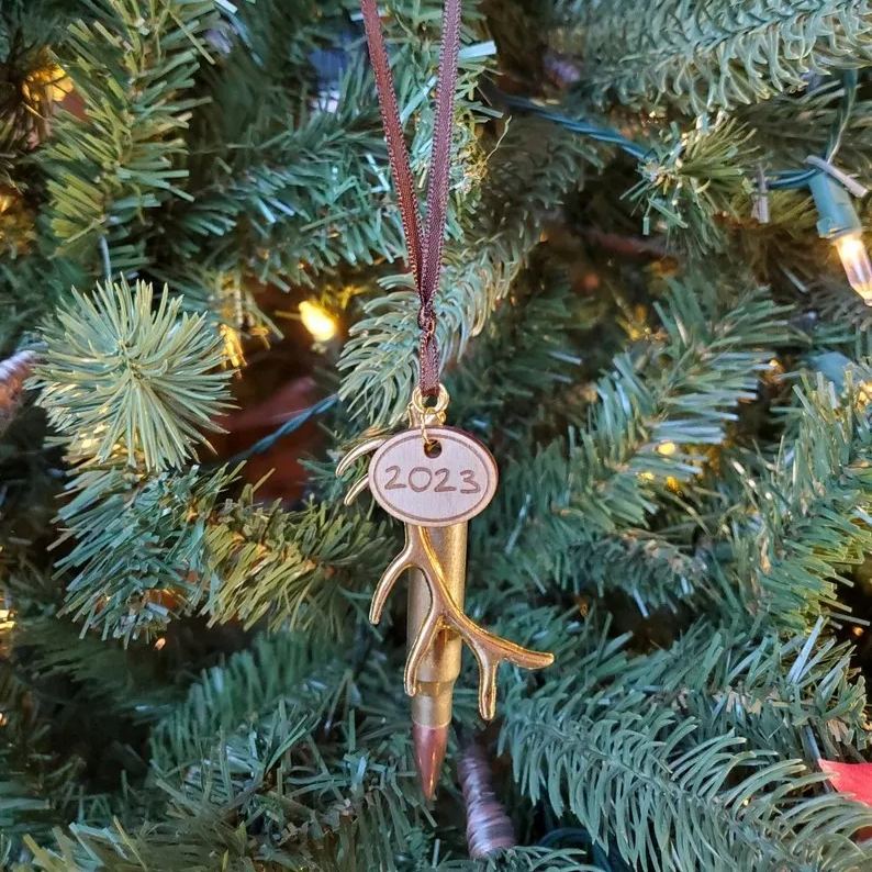 Christmas Tree Antler 2023 Ornament