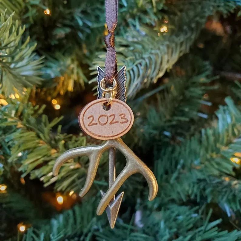Christmas Tree Antler 2023 Ornament