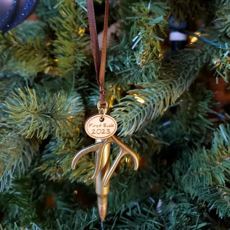 Christmas Tree Antler 2023 Ornament