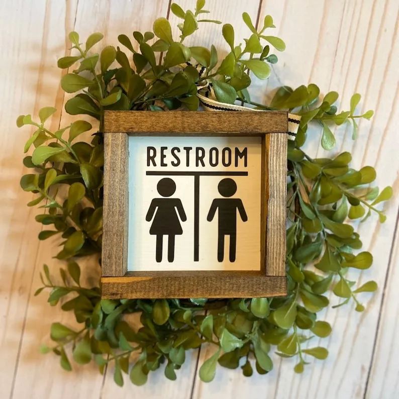 💡Interesting Bathroom Logo