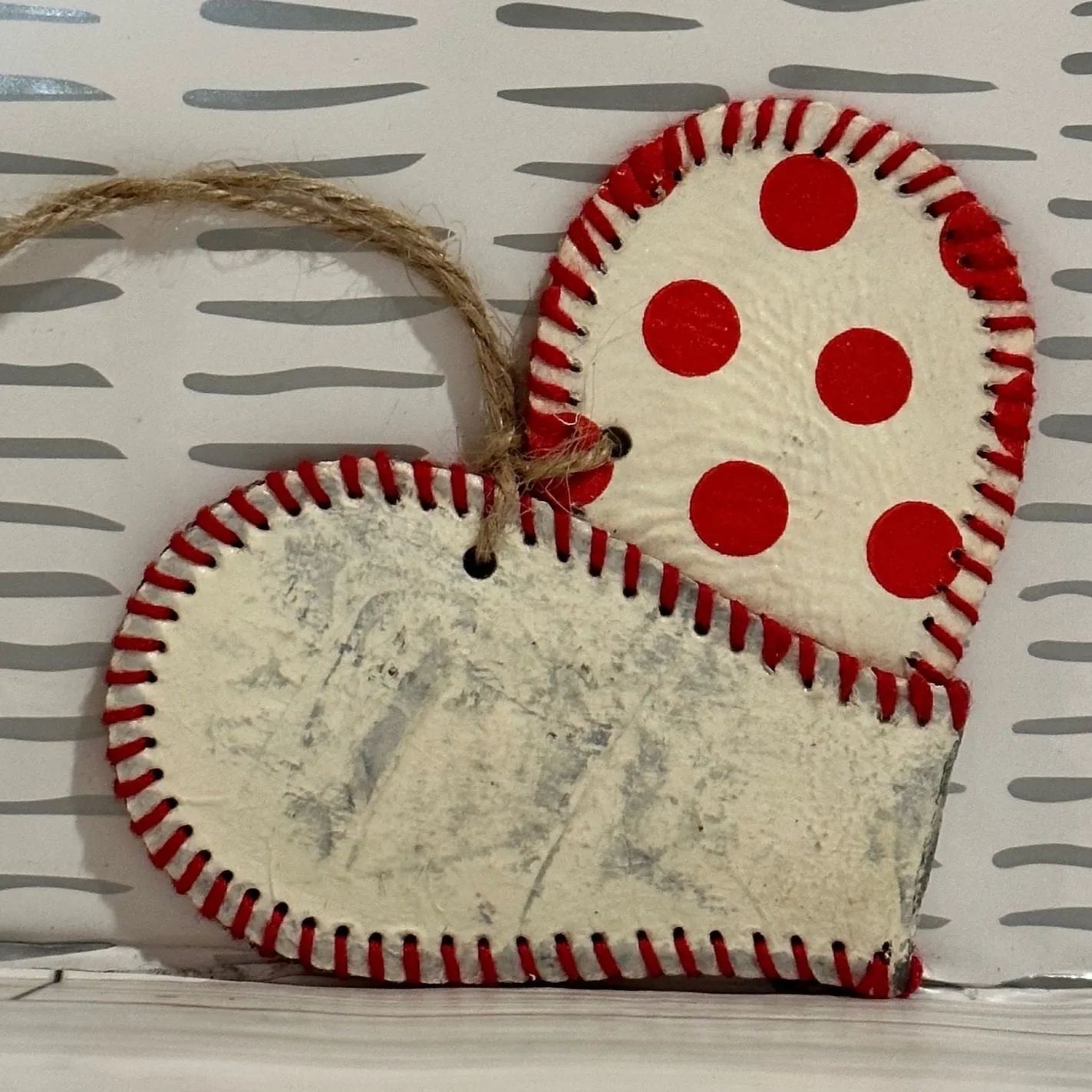 Vintage Baseball Heart