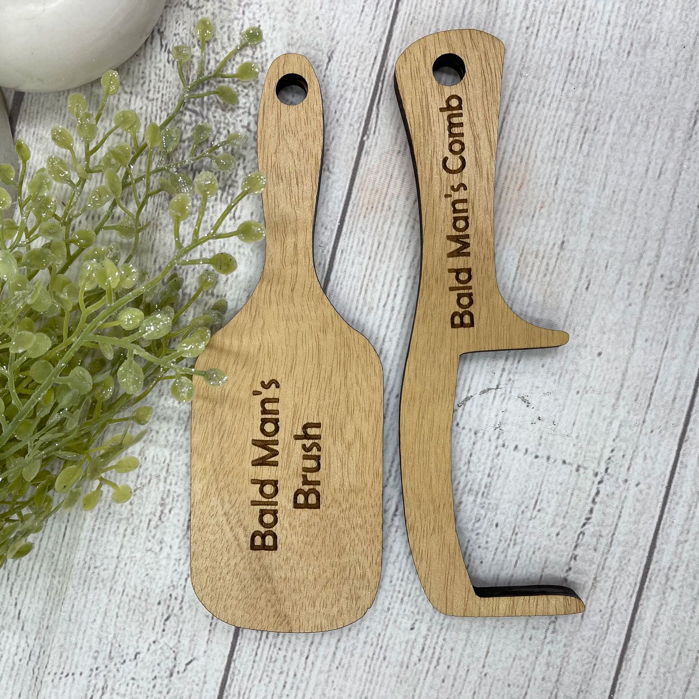 秃头男搞笑礼品梳