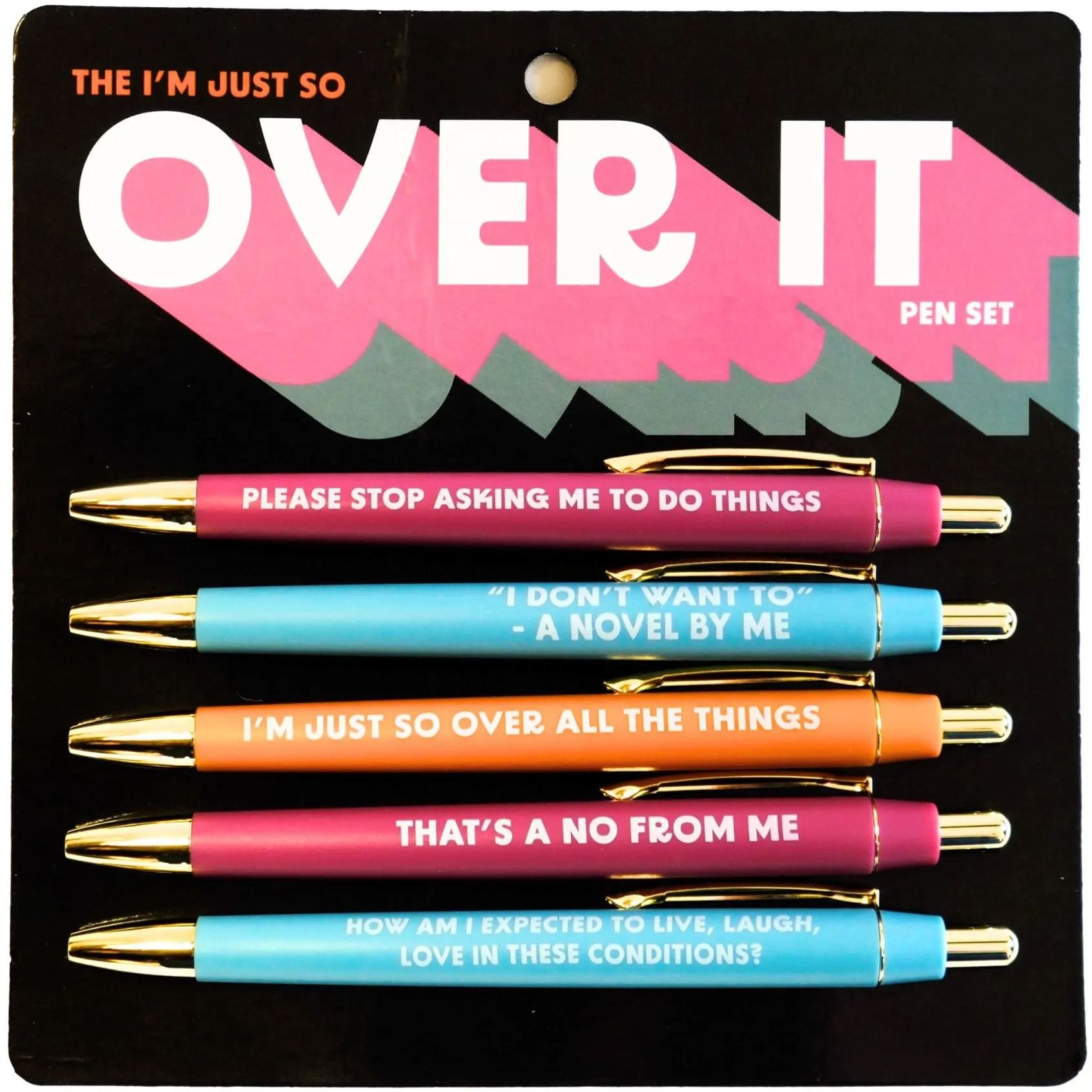 Over It Pen Set