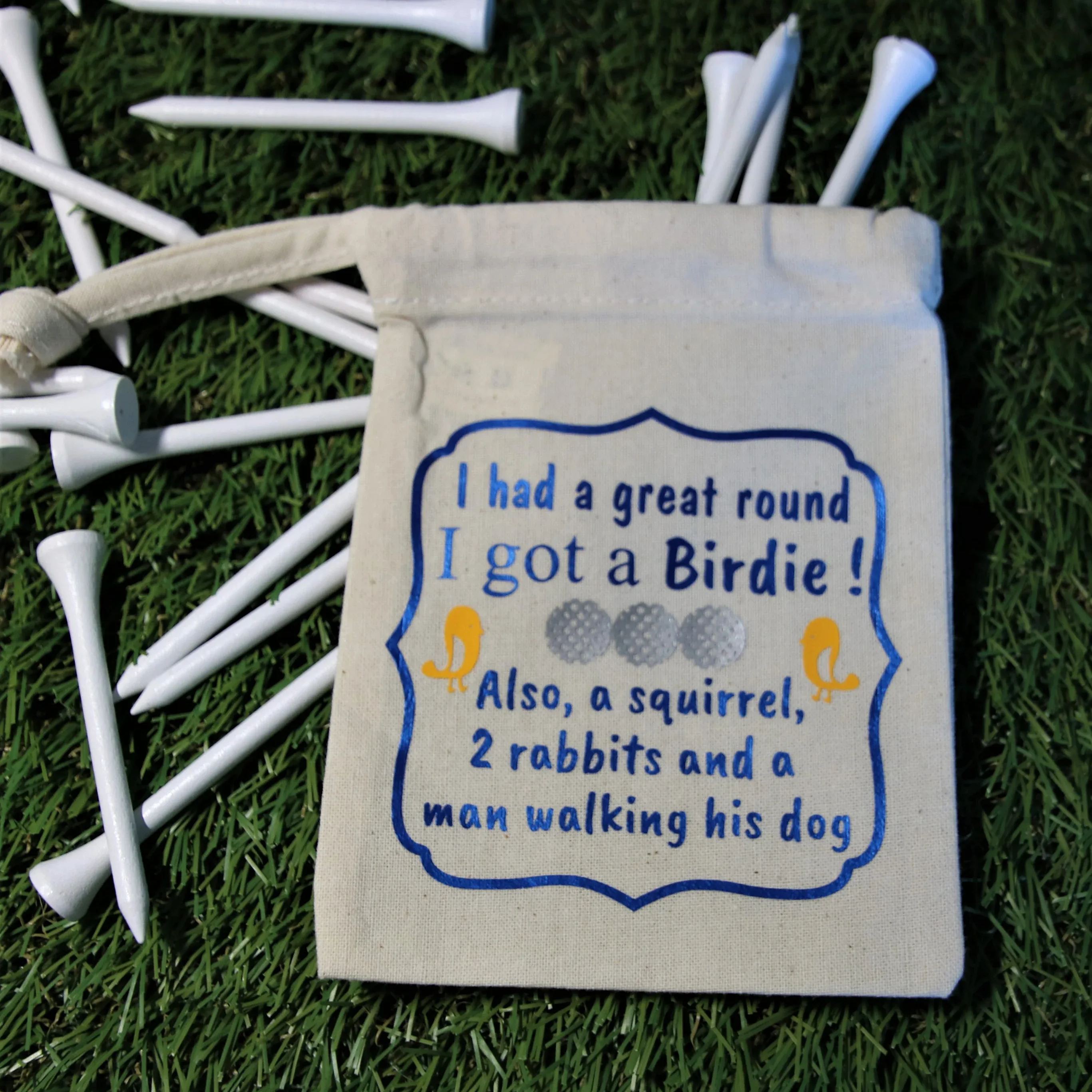 Fun Golf Tee Bag