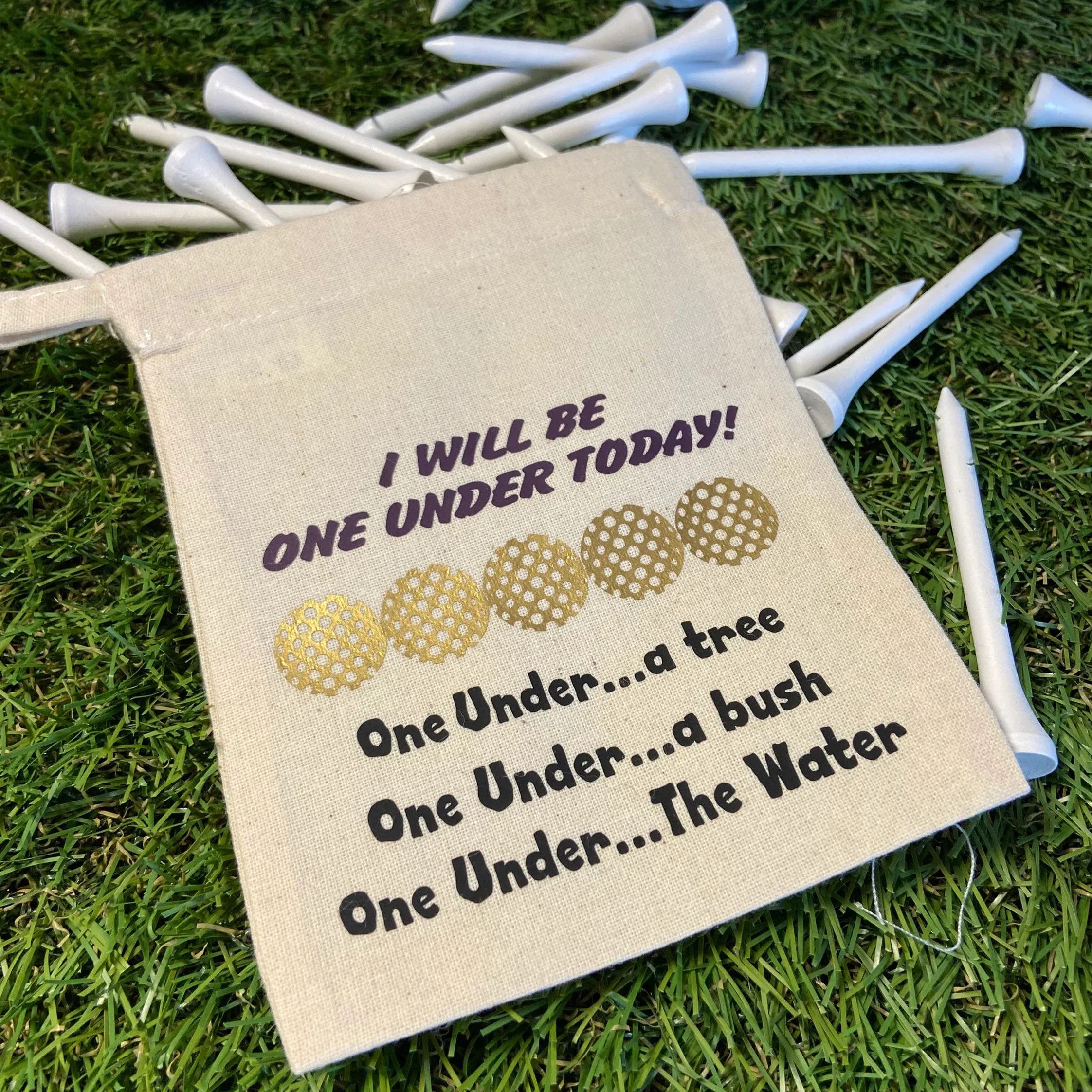 Fun Golf Tee Bag