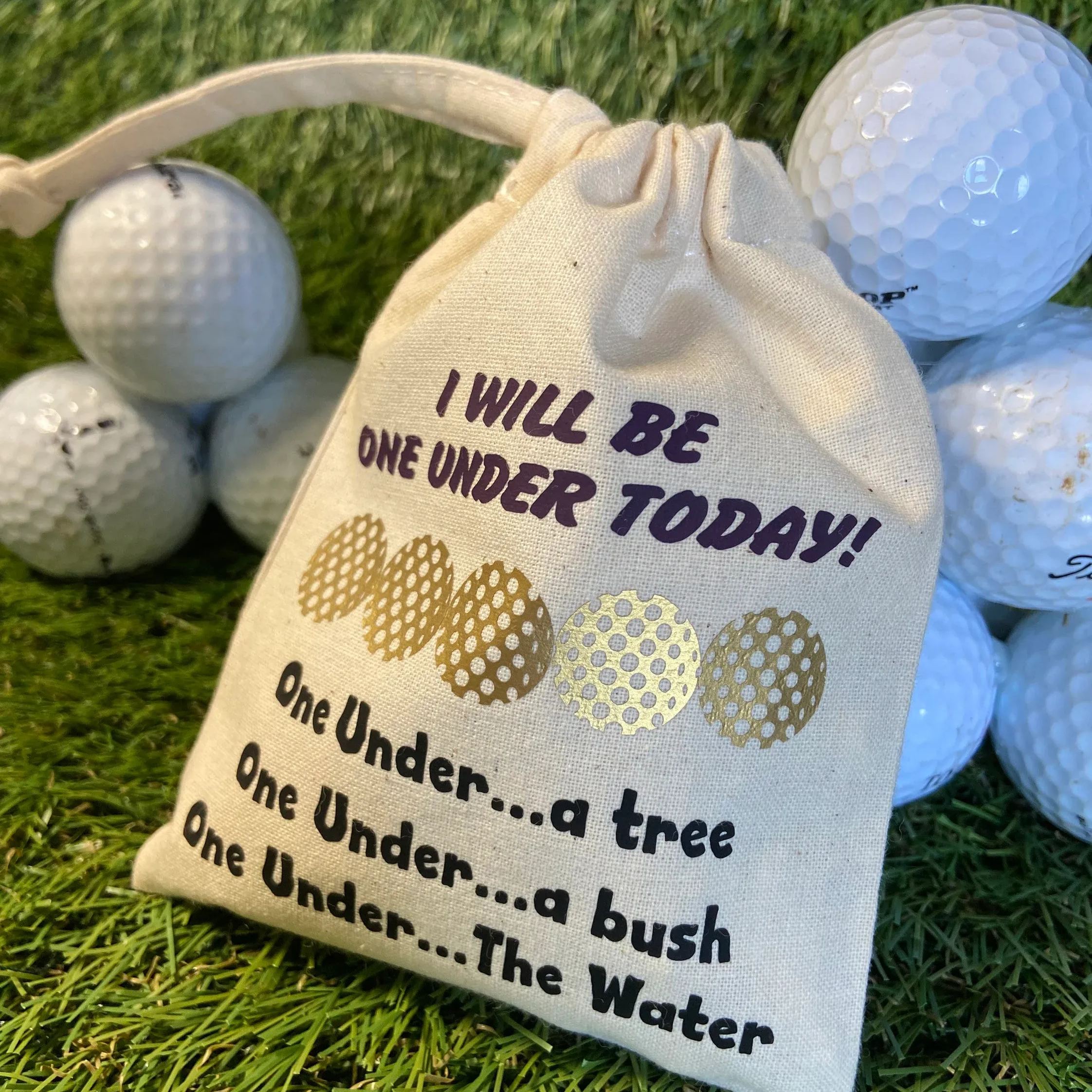 Fun Golf Tee Bag