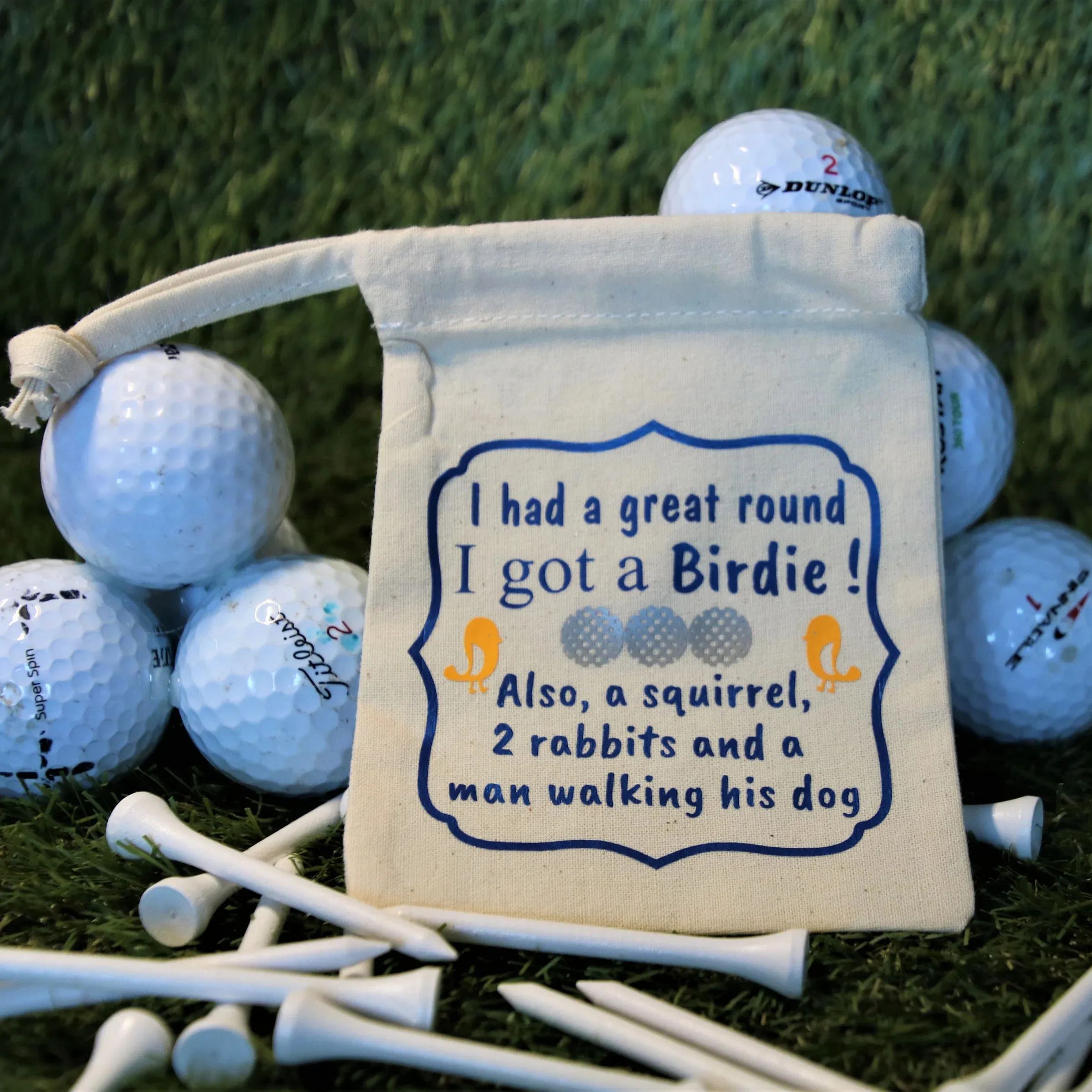 Fun Golf Tee Bag