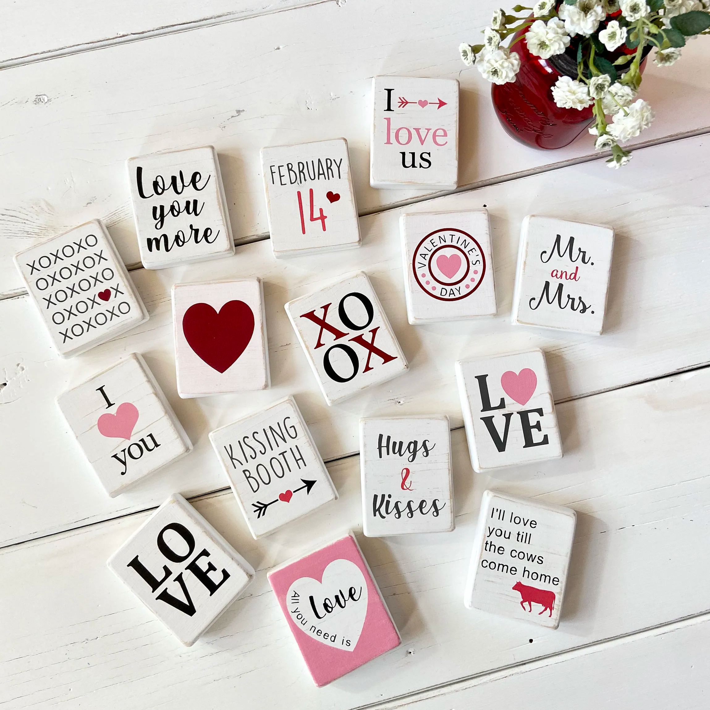 Valentine Mini Wood Signs