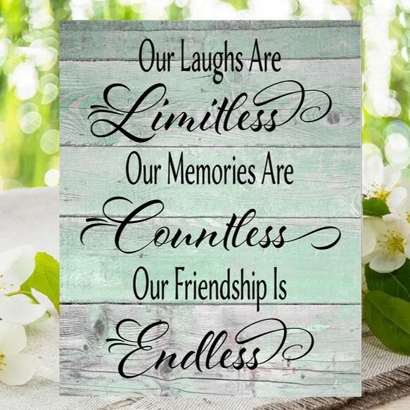Appreciate The Journey Friendship Sign