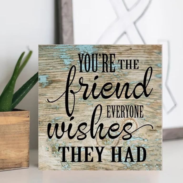 Appreciate The Journey Friendship Sign