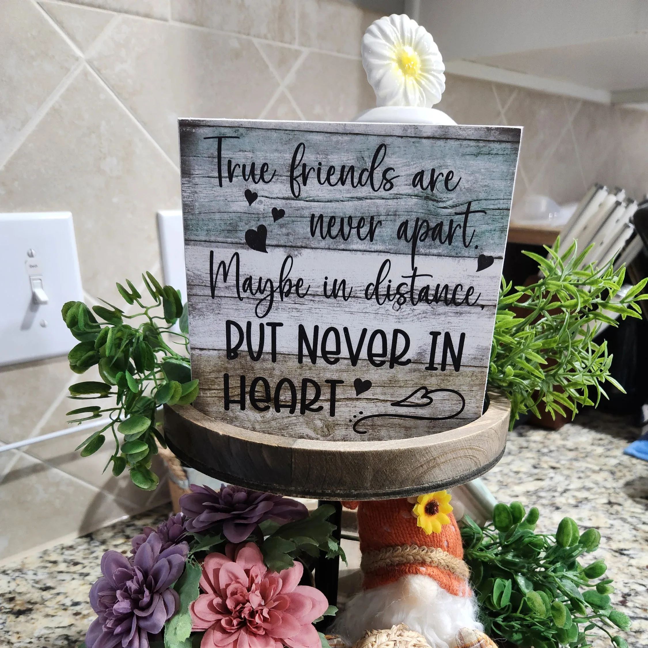 Appreciate The Journey Friendship Sign
